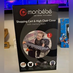 Monbebe Shopping Cart & High Chair Cover BNIB